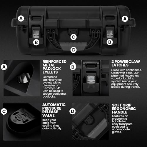 Maleta rígida impermeable NANUK 920 16.7”x13.4”x6.8” negra miniatura 4