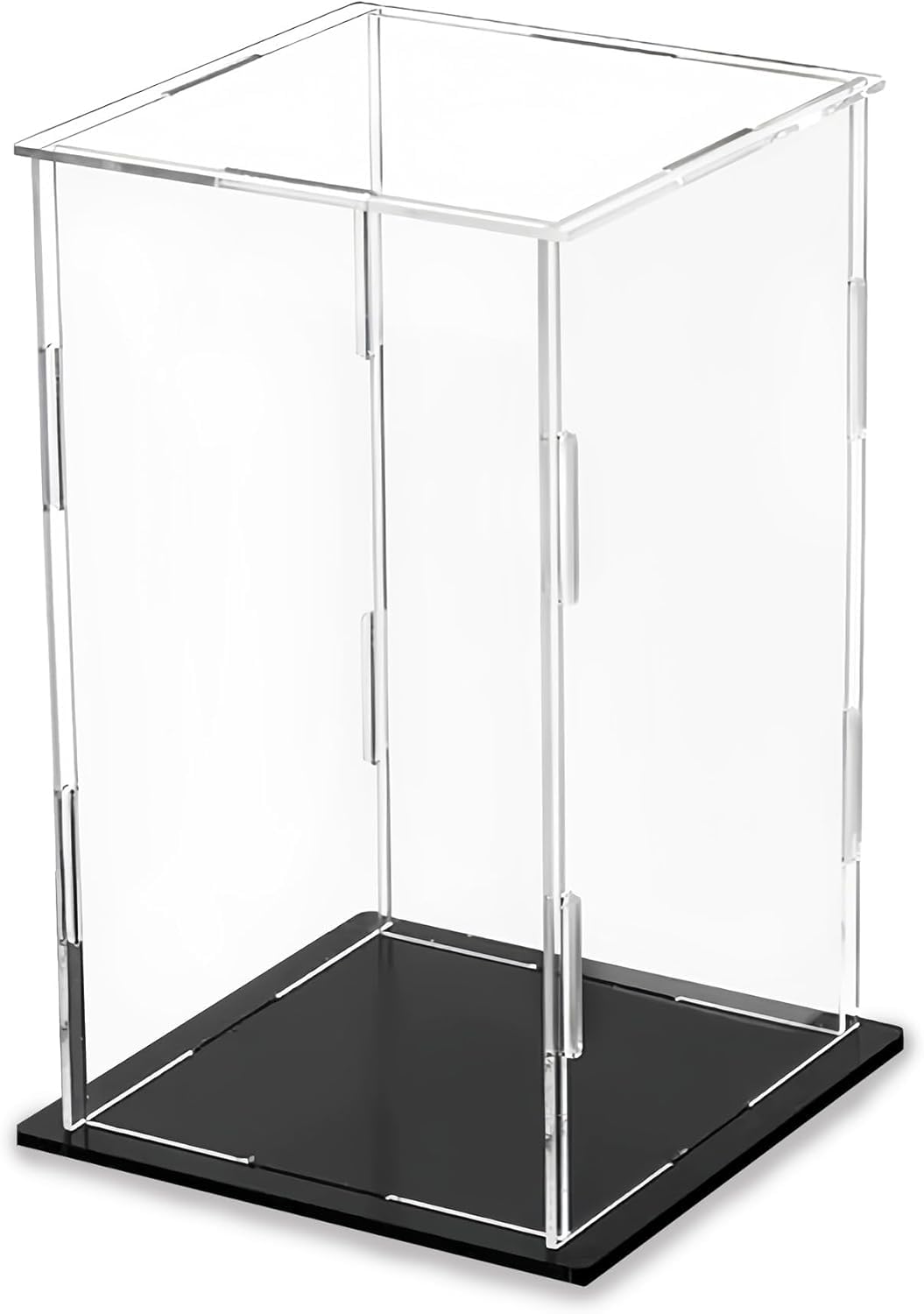 Acrylic Clear Display Case Perspex Box Display Cabinets for Collectables, Assemble Countertop Dustproof Protection Showcase for Toys Models Action Figures (25x25x40 (9.8"x9.8"x15.36"))-image-8
