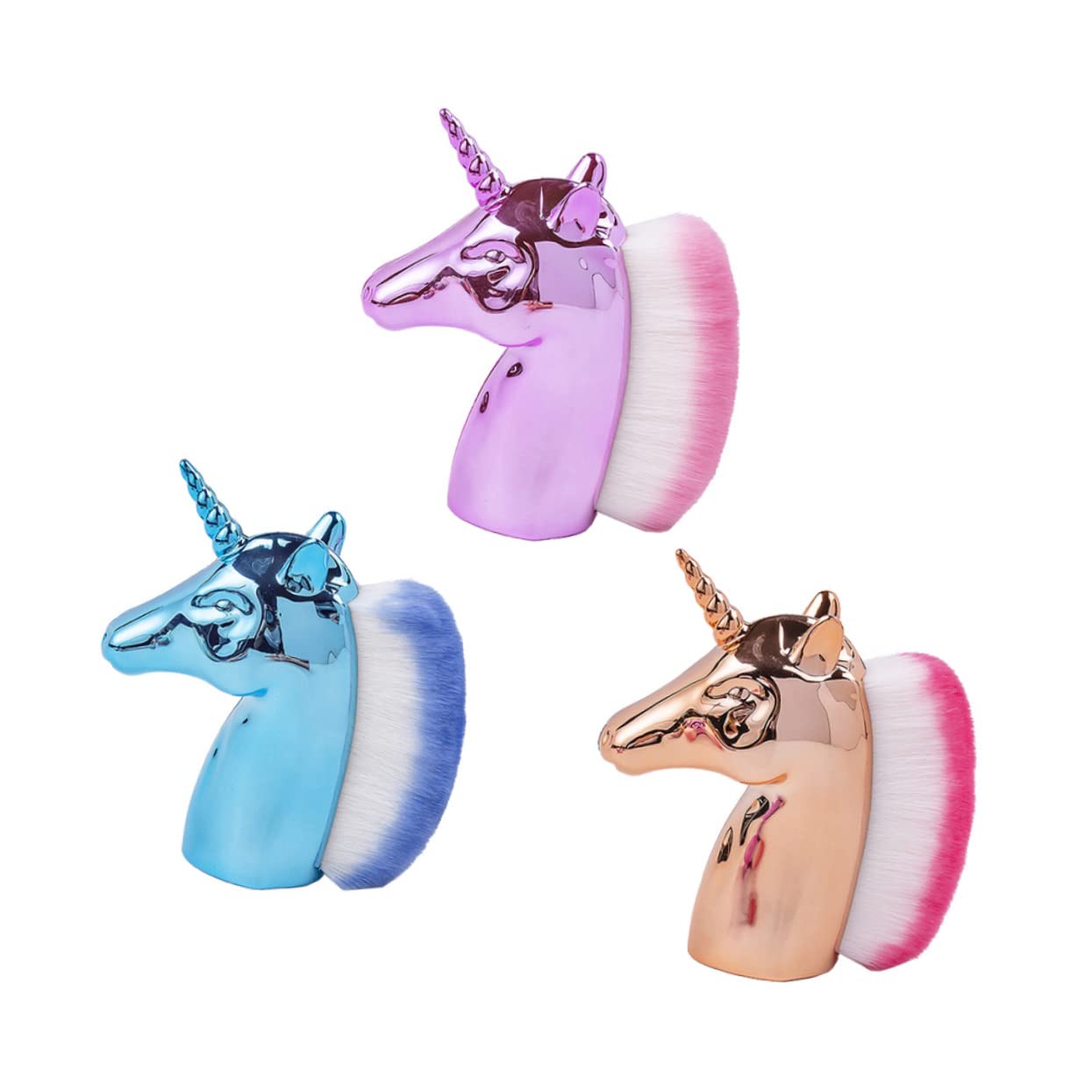 Beavorty Base De Maquillaje 3 Piezas Cepillo De Uñas Cepillo De Cara Brochas De Maquillaje Baratas Removedor De Cepillo Para Pinceles Maquillaje Varilla De Revestimiento Limpio