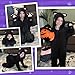 GIFTINBOX Cat Costume For Girls, Black Cat Noir Costume, Zip-Up Hooded Onesie for Kids Dress Up, Role Play Halloween Costumes for Kids Girls 5 6 7 8 9 10 11