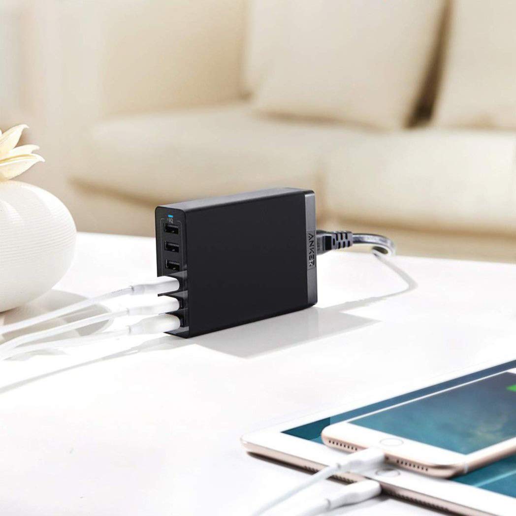Anker Caricatore USB Alimentatore Multidevice da Parete 60W 6 Porte PowerIQ
