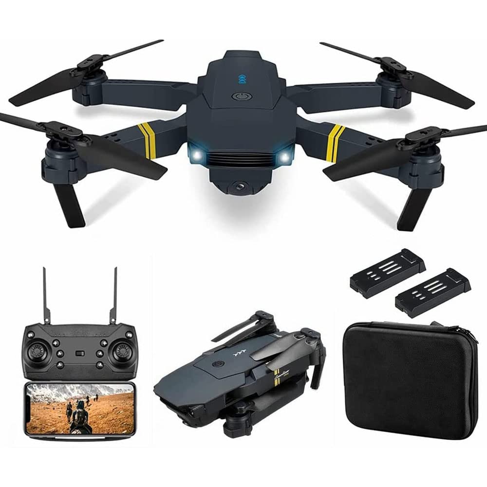 Drone with Camera for Adults and Kids -Foldable RC Quadcopter 4K HD FPV Drone Live Video with 2 Batteries Gesture/Control Teen Boys/Girls Gifts