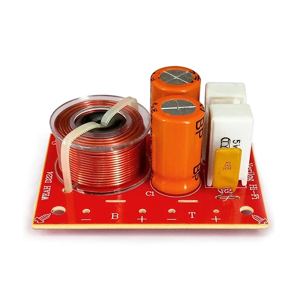 2 Pezzi 2 Vie 80W FAI DA TE Circuito Filtro Altoparlante Acuti Gravi Divisore di Frequenza Home Cinema HiFi Filtro Crossover Audio Stereo