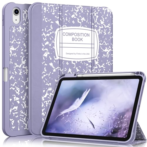 Étui pour iPad 11e génération 11" Fintie Coque TPU Souple avec Porte-Crayon - Lilas