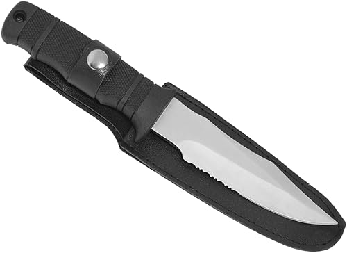 Zenport Seal PUP Knife 14096 - Cuchilla de acero inoxidable, funda de nailon, 5 pulgadas, color natural