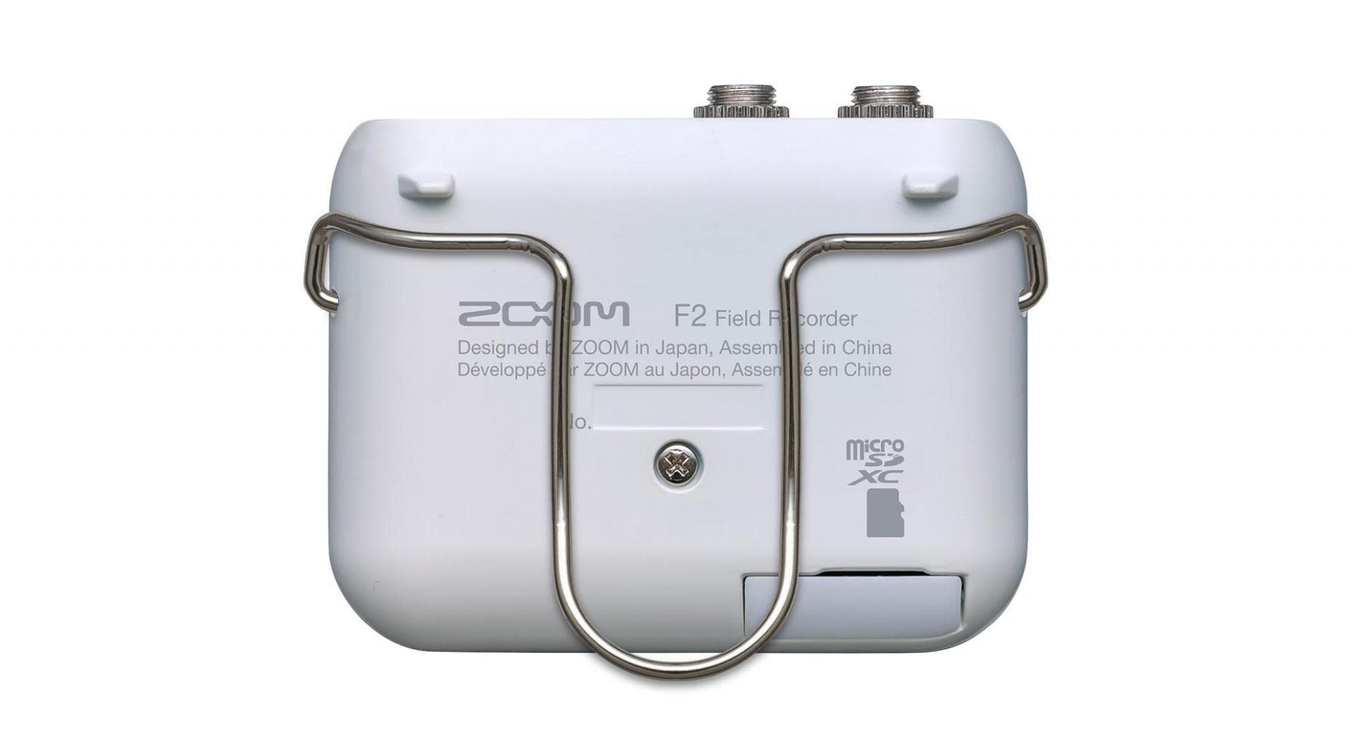 Zoom - F2/W - Lavalier Registratore compatto da cintura, registrazione float a 32 bit, senza clipping, audio per video, registrazioni su SD e alimentazione a batteria con microfono lavalier incluso