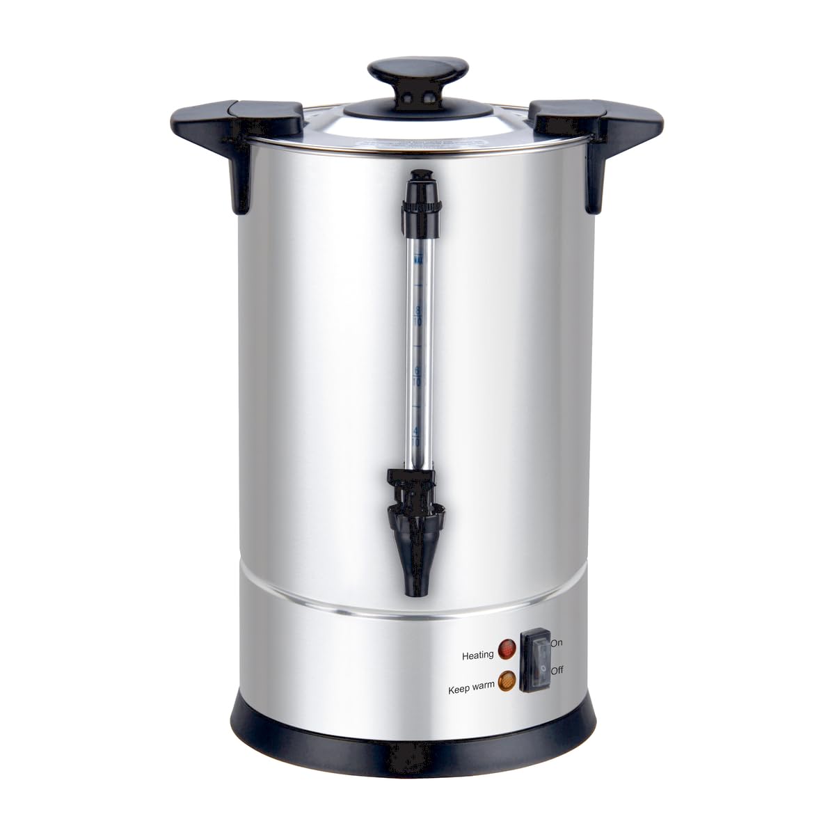 LOUIS TELLIER - Percolateur à café professionnel - Capacité 6,3 L - 50 tasses - INOX - Filtre en inox - Robinet anti-gouttes