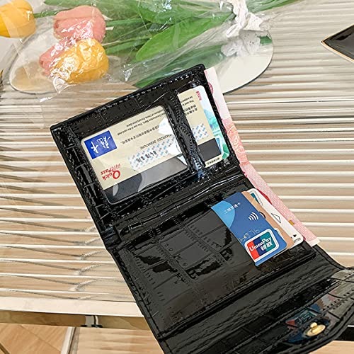 2023 fashion wallet European and American style card bag female cross-border trend multicolor bright versatile tide (Silver)4