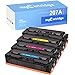 Price comparison product image myCartridge Compatible with HP 207A Toner W2210A [with Chip] 207X for HP Color Laserjet Pro MFP M283fdw M255dw M282nw M283cdw M255nw (Black, Cyan, Yellow, Magenta)