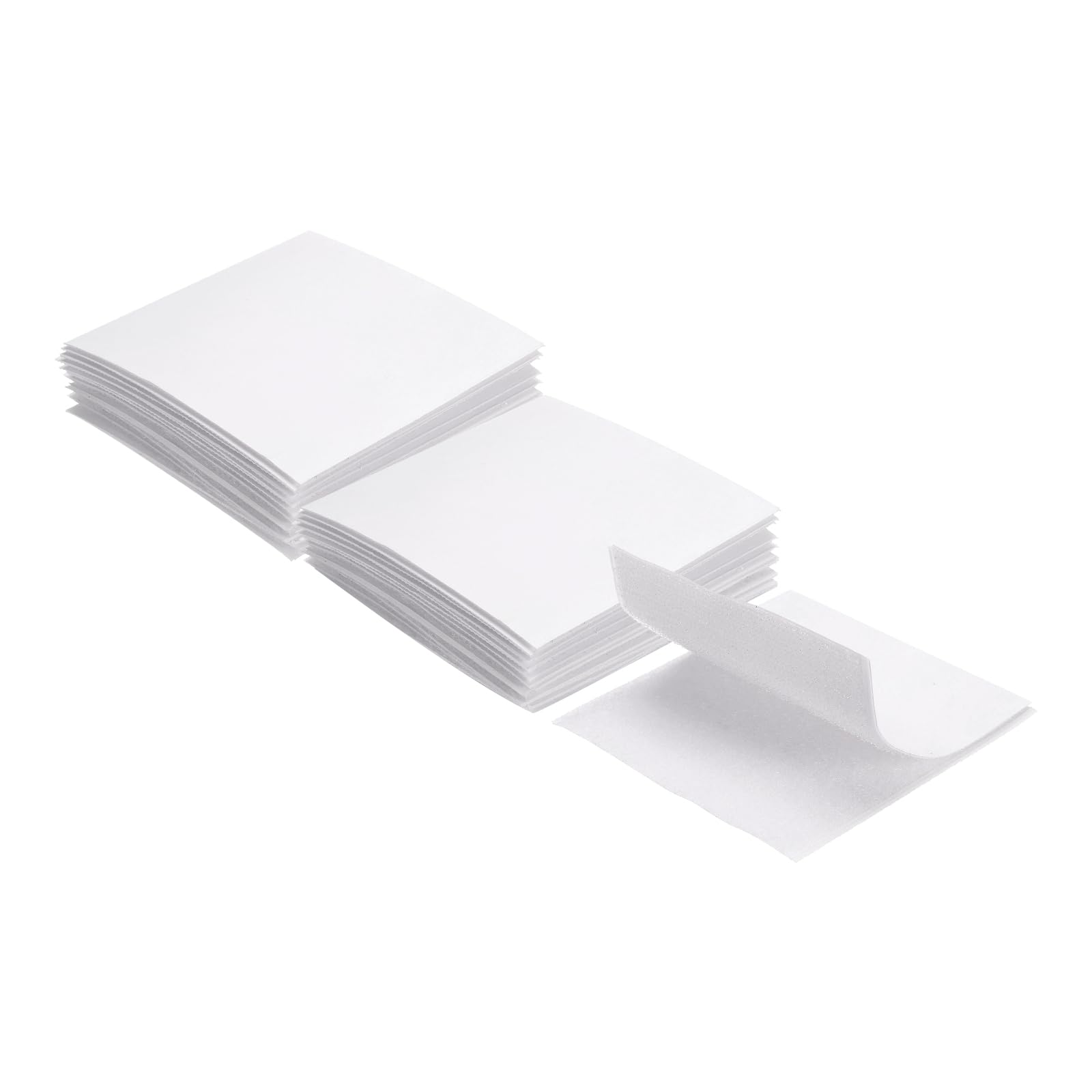 HARFINGTON 16Set Hook and Loop Strips with Adhesive 4"x4" Double Sided