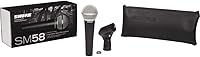 Vista 3 de Shure SM58-LC Micrófono vocal dinámico cardioide + paquete extra de dos (2) cables XLR