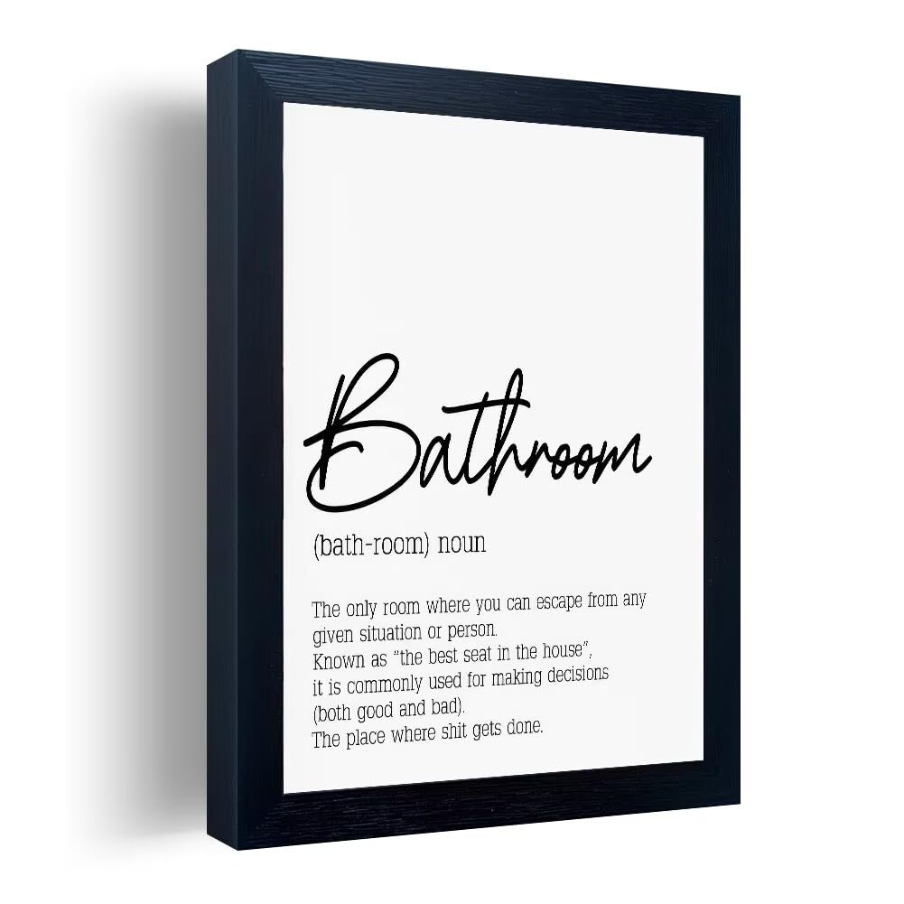 Black and White Framed Canvas Art