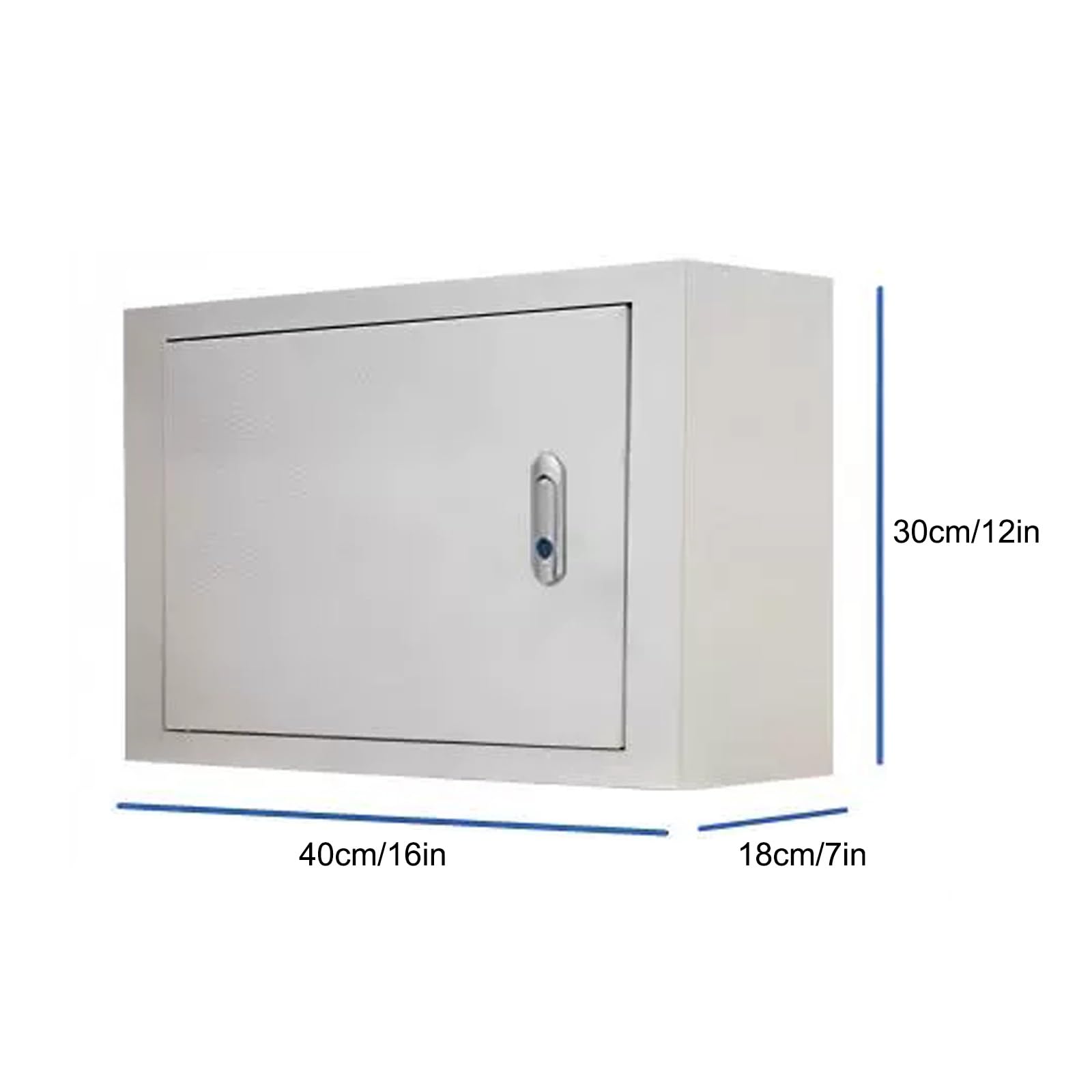 Quadro Elettrico, Quadro Elettrico Esterno Impermeabile, Involucro Esterno Impermeabile, a Prova di Sole, per Garage, Ufficio, Officina(40x30x18cm/16x12x7in)