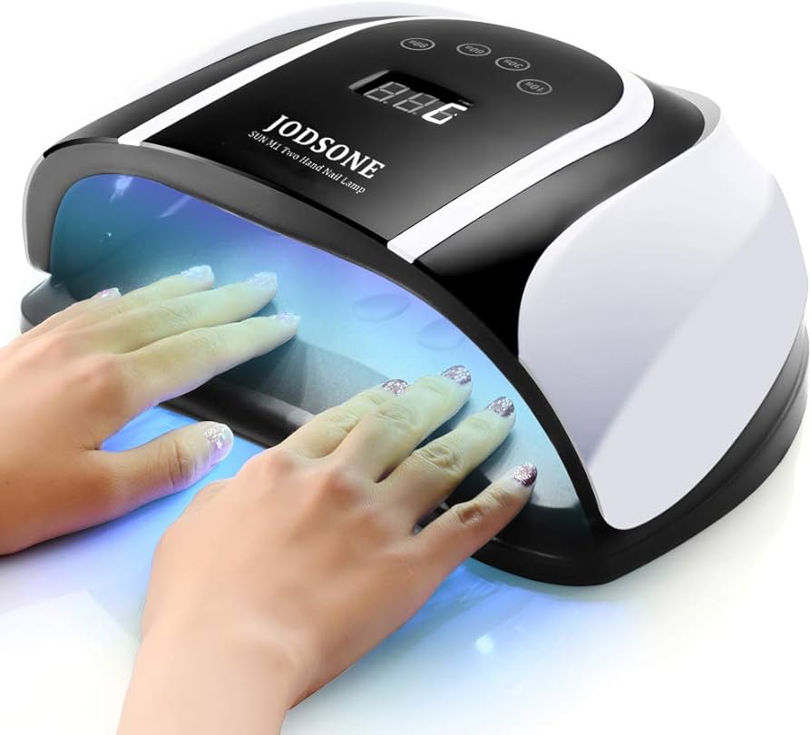 Amazon.com: JODSONE 120W U V LED Nail Lamp for Two Hand, Led Light