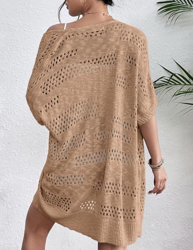 Image of Zeagoo Lightweight Summer Crochet Cardigan for Women