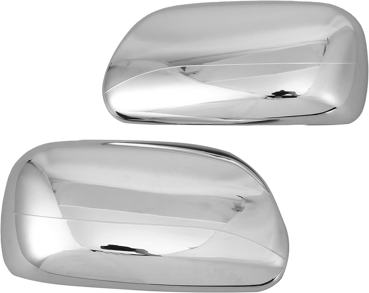 Chrome Plated Rearview Mirror Cover, ABS Side Wing Mirror Housing Compatible with 2001-2003 Corolla, 2 Pieces