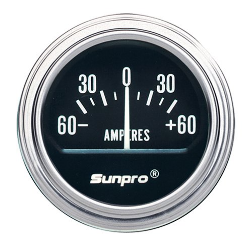 Sunpro CP7954 Electrical Ammeter Gauge Black Dial Amazon.in Car