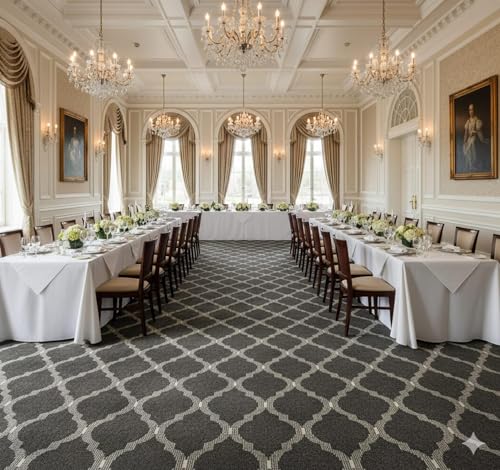 Image of FC Milano-Grey for High Traffic Offices Hotels Homes & Institutions Carpet with Felt Backing Luxurious Feel Floring for Residential, Commercial & Sound Absorbing Easy Clean Low Maintenance
