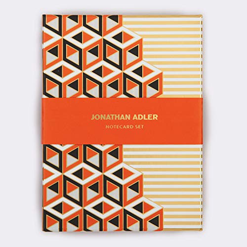 Tarjetas de notas Jonathan Adler Versailles, set de papelería de diseño con notas troqueladas