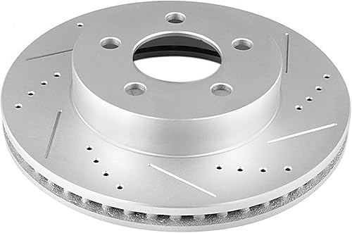 Miniatura 1354 de Kits de frenos y rotores, rotores de freno SCITOO y 8 pastillas de cerámica para 08-12 para Chrysler Town & Country, 08-12 para Dodge Grand Caravan