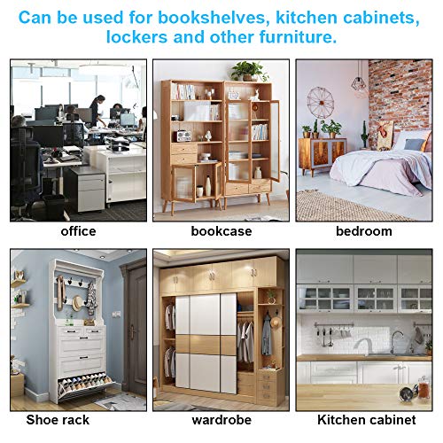 KBNIAN 6 Stück Magnet Drucktüröffner Magnetschnäpper Möbel Federschnäpper Magnetverschluss Push to Open Magnet Druckschnäpper für Schranktüren, Bücherschränken, Schubladen (Beige)