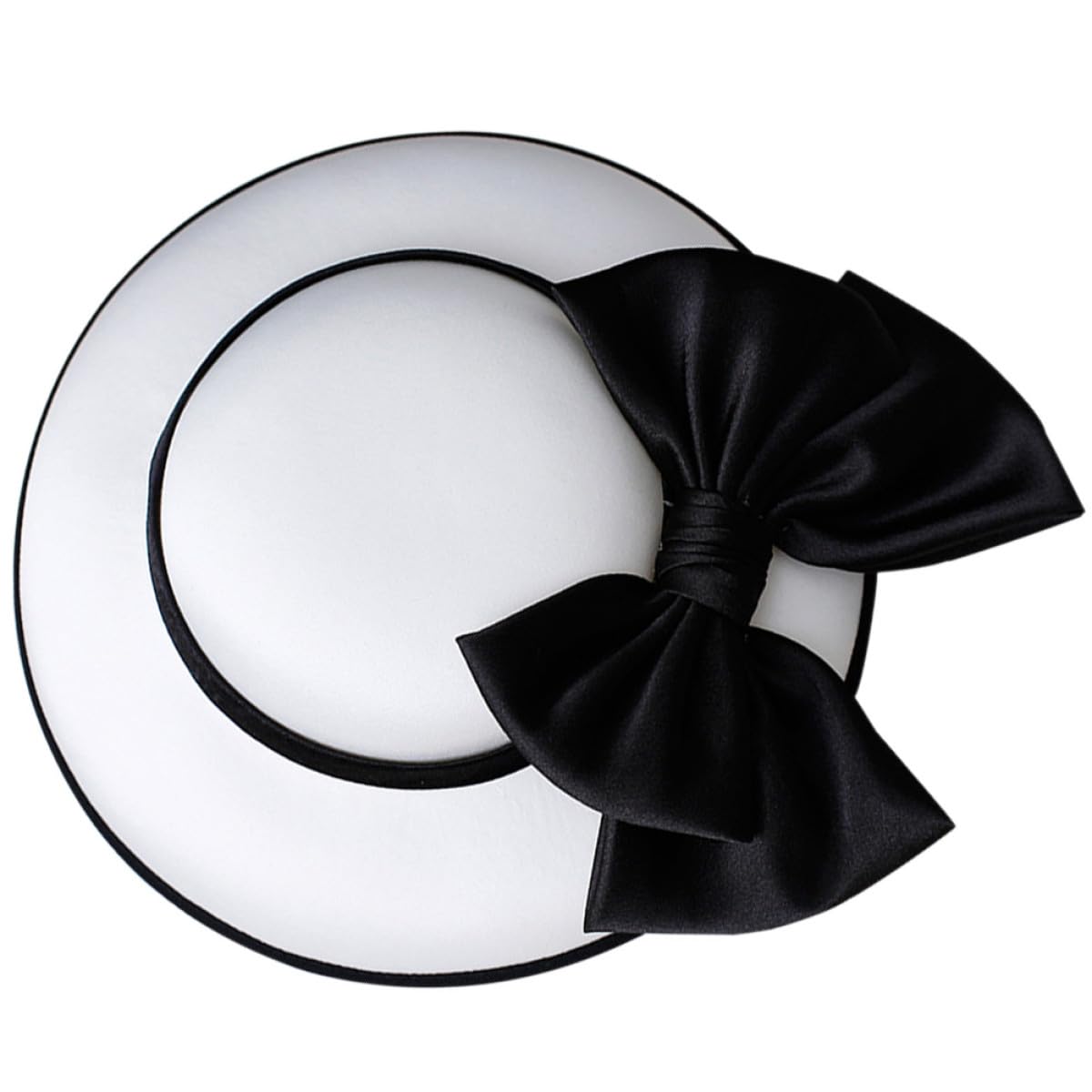 Casquette de dîner blanche style rétro français chic pour soirée - 8