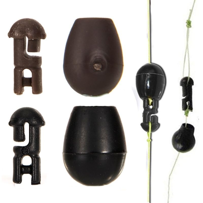 100 piezas cuentas para pesca carpa con cambio rápido miniatura 3