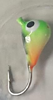 K & E Skandia Tungsten Jigs Pelkie SKP (Green Glow, SKP-14)