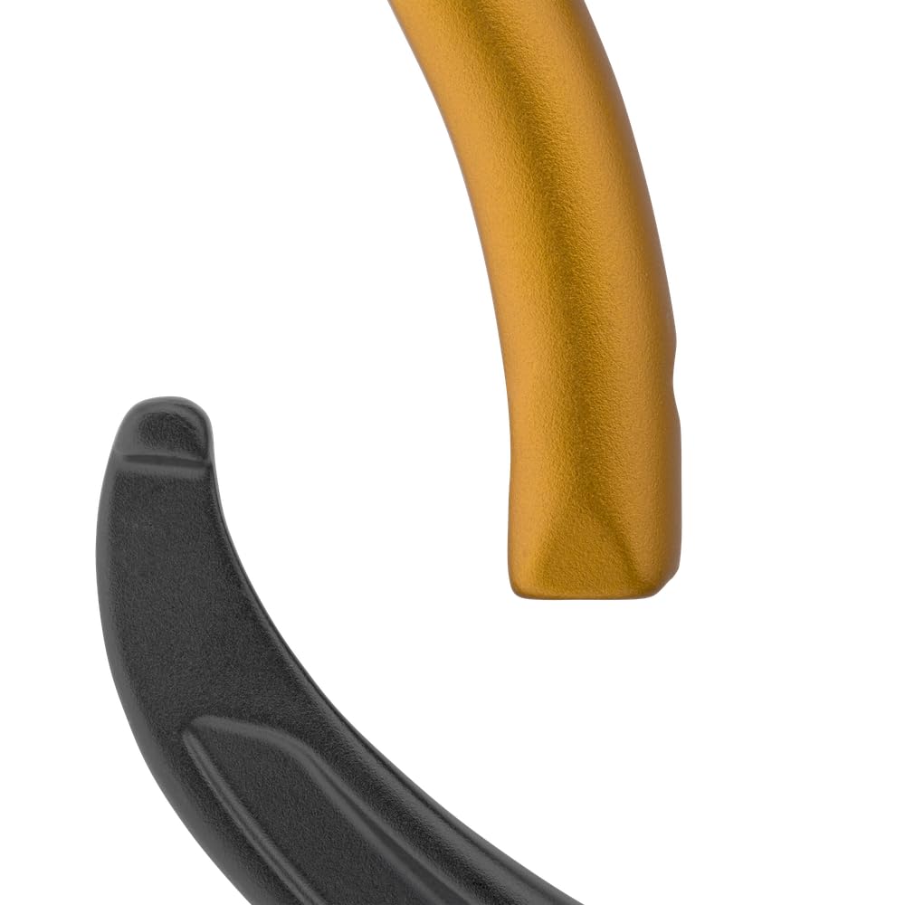 SALEWA Ortles Bent Carabiner, Black/Irish Green, Uni Unisex Adulto