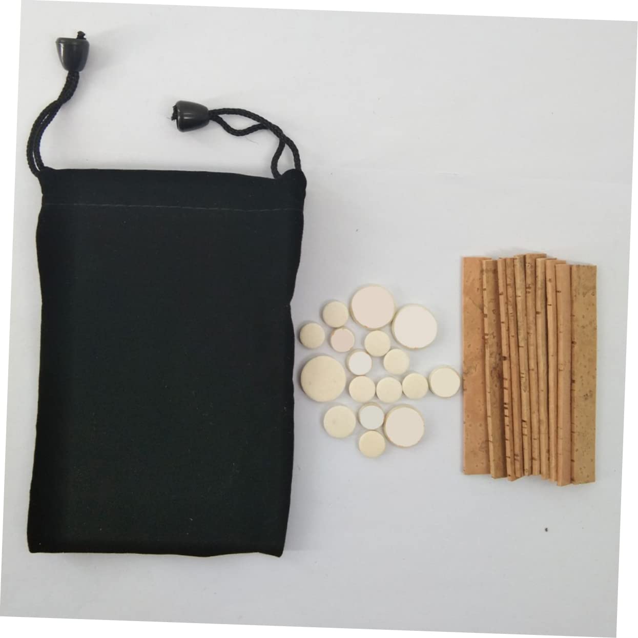 Abaodam 4sätze Klarinetten Reparatur Zubehör Teiliges Mit Klangloch-pads Und Nackenverbindung Korkblatt Für Holzblasinstrumente Für Klarinettenspieler