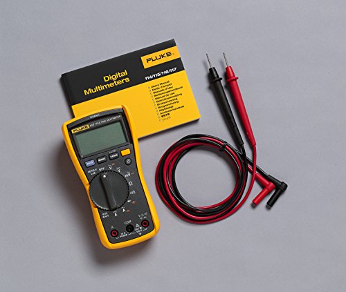Fluke 117 Digital Multimeter, Non-Contact AC Voltage Detection, Measures Resistance/Continuity/Frequency/Capacitance/Min Max Average, Automatic AC/DC Selection, Low Impedance Mode by Fluke - Used condition - US$226.56