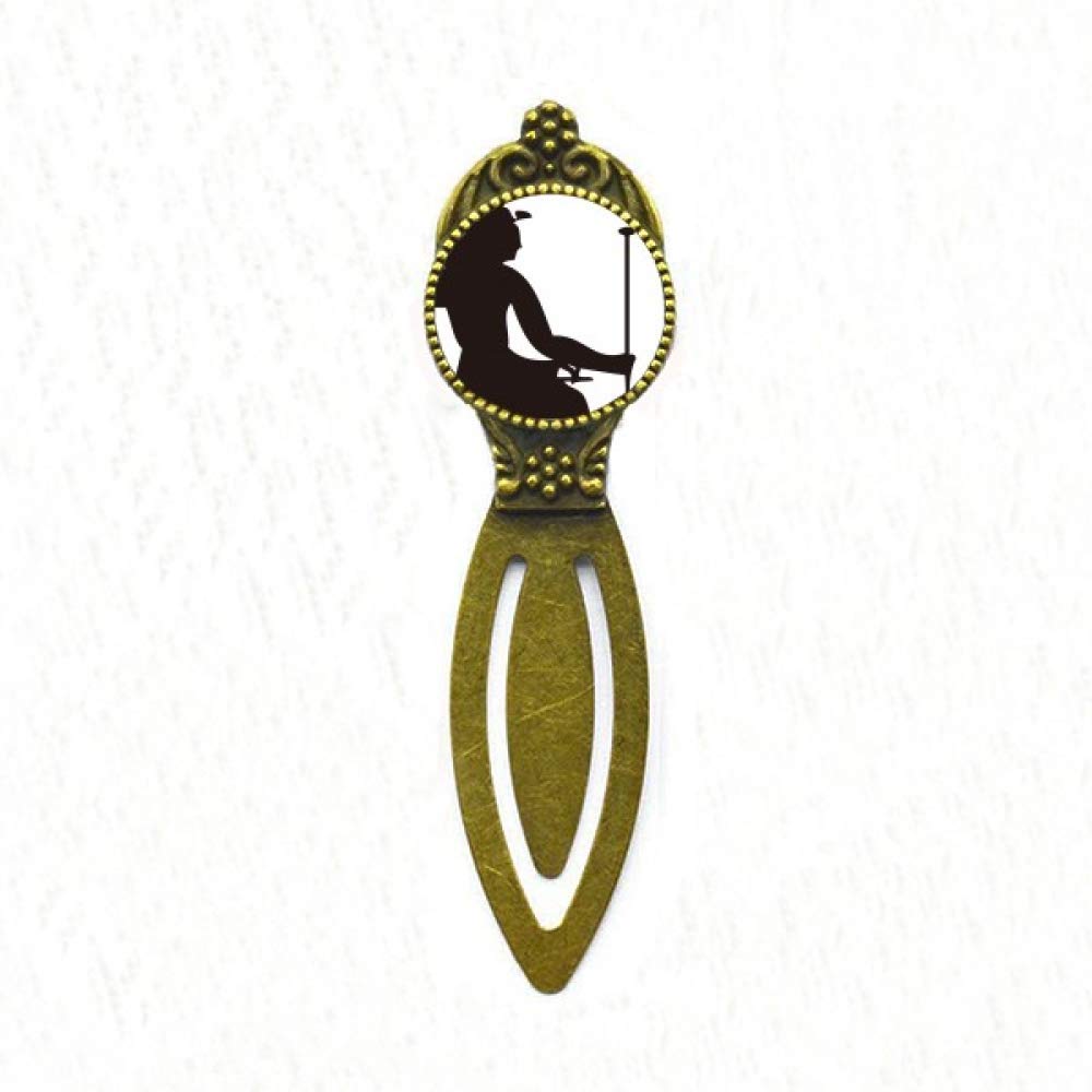 Marque-page égyptien silhouette pharaon rétro, cadeau idéal lecteur - 5