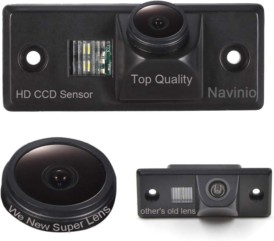Image of HD 720P Night Vision Waterproof Car License Light Plate Back Up Rear View Reverse Camera Replacement for VW Golf Variian /Tiguan /Touareg /Polo /Jetta /Passat /Bora /Skoda /Porsche Cayenne
