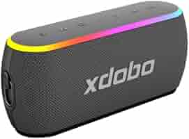 xdobo ワイヤレススピーカー 60W 2台セット xdobo Bluetoothスピーカー スピーカー bluetooth 防水 防塵