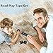 HMPBEFU 2 Pack 32.8 ft x 2in. Black Roadway Track Tape, Road Tape for Toy Cars, Sticks to Flat Surfaces, No Residue