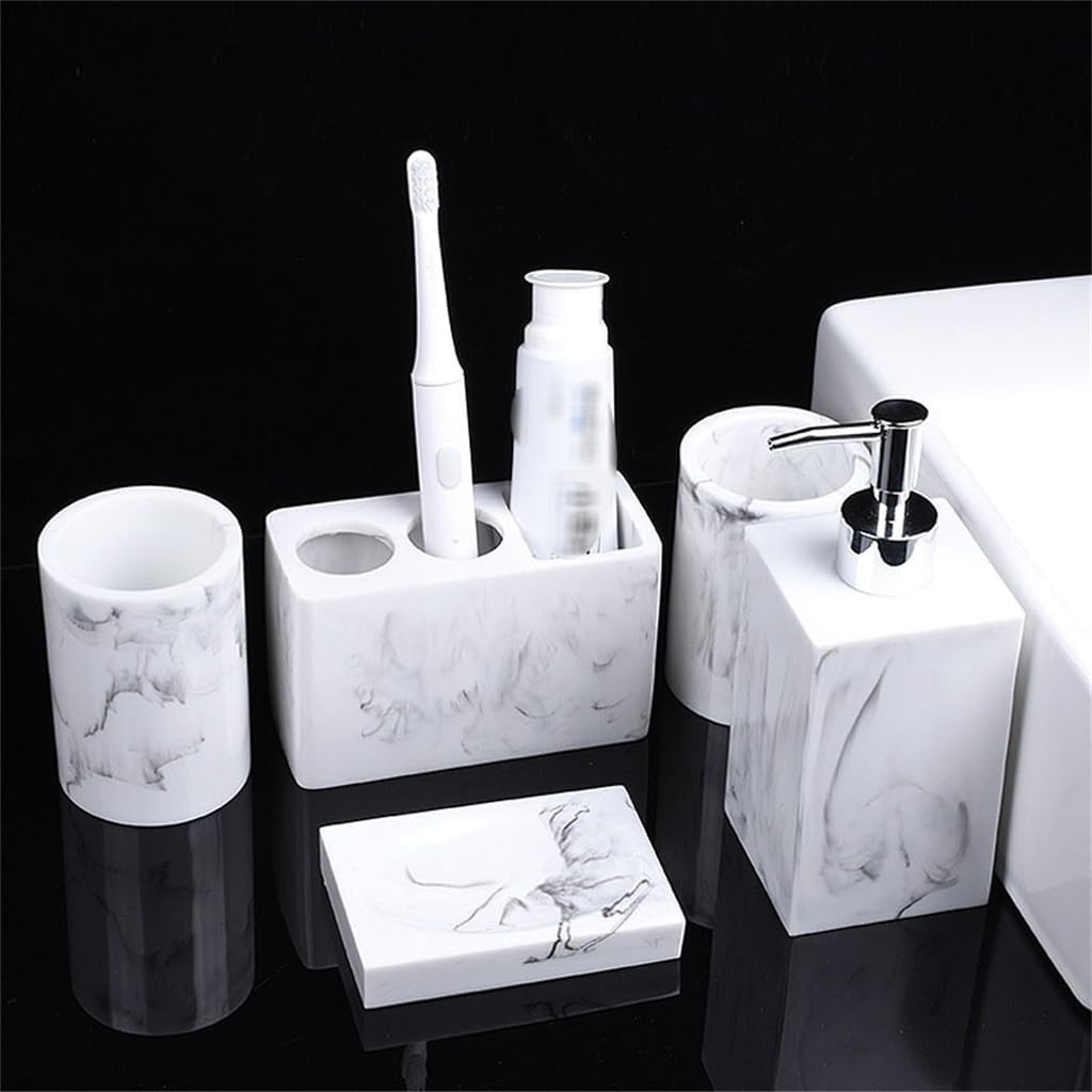 Resin Bathroom Five-Piece Hotel Bathroom Toiletries Set Bathroom Supplies Set