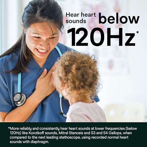 Image of 3M Littmann Classic III Stethoscope, 5648C, 27 inch Raspberry Satin Finish Tube for Added Comfort, Flexibility and Cleanability, Stainless Steel Chestpiece, More Than 2X as Loud, Weighs Less