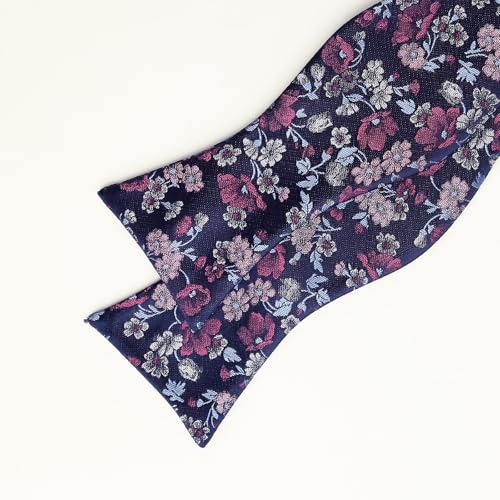 Image of Alizeal Mens 2pcs Floral Bow Tie Set