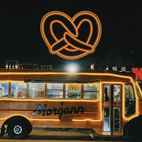 Image of Pretzel Bakery LED Neon Sign Super Bright Acrylic Dimmable Pretzel Led Light Food Neon Light Size 13.8x10.6 in Cute Neon Sign for Shop Window Store Display Beer Bar Nightclub Grand Opening Gift