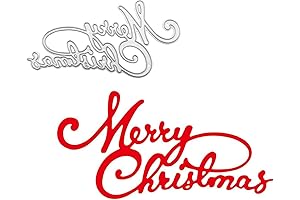 Merry Christmas Metal Word Die