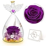 🌹【Intimes Design】Wir erhöhen die Größe von Rose und Engel und fügen gleichzeitig den Beleuchtungseffekt hinzu. Sie können die Batterie selbst ersetzen. Engelsgröße ungefähr: 14*8 cm, Rosengröße ungefähr: 6 cm. Es kann als Dekoration auf dem Esstisch, dem Nachttisch, dem Ausstellungsschrank oder dem Hochzeitsort platziert werden.