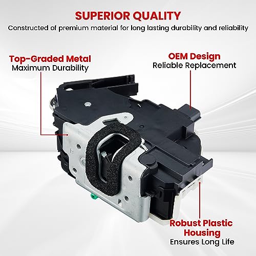 Image of SYERAL Front Right Passenger Side Power Door Lock Latch Actuator Compatible with 2009-2014 F-150, 2010-2014 Mustang, 11-19 Explorer, 13-19 Taurus 10-14 Lincoln Mark LT Replacement# 9L3Z-5421812-A