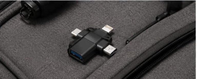 Image of 3-in-1 Universal USB OTG Adapter for Type-C, Micro USB & Lightning Devices