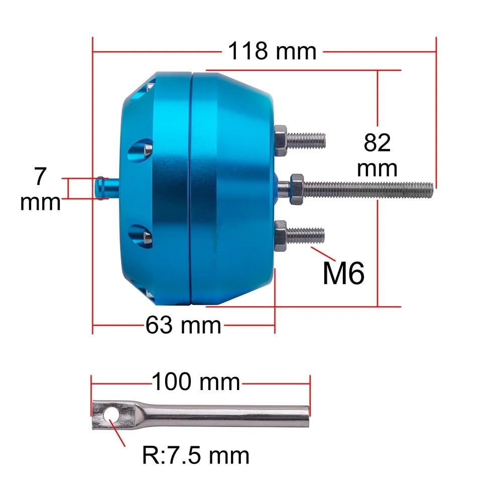 Actuador Electrónico Para Garrett T3 T3.5 Y T4 Wastegate Turbocompresor