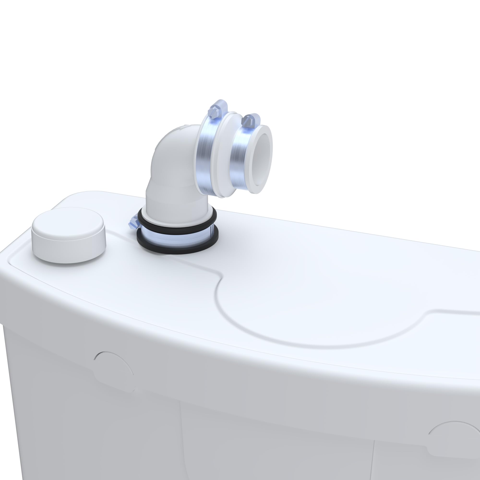 SFA - Sanipompe Vite - Pompe Relevage Eaux Usées - Salle De Bain Ou Cuisine - 3 Entrées - Puissante Et Silencieuse 42 dB(A) - Installation Facile - 42 x 18 x 32,1 cm - 400W - Made In France