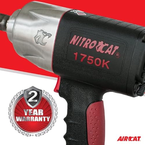 Aircat 1750-K: 3/4-Inch Nitrocat Composite Twin Clutch Impact Wrench 1,500 Ft-Lbs #TOP5