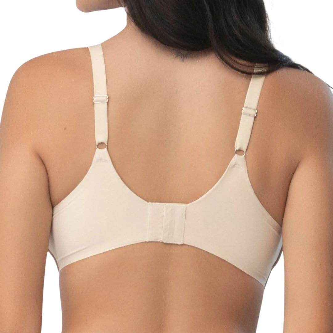 Underoutfit Women's Satin Grace Wireless 3D Molded Bra – Seamless Comfort with Adjustable Straps for Unparalleled Support - Image 4