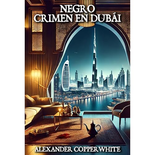 Negro - Crimen en Dubái (Novela negra de humor) Audiolibro Por Alexander Copperwhite arte de portada