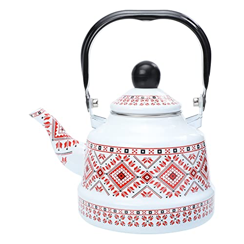 Théière en émail Kung Fu : infusez vos moments de détente avec ce modèle vintage rouge