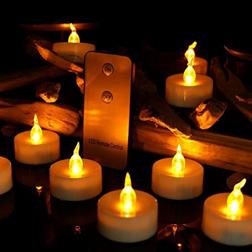 Buy Micandle 12 Pack Remote Candles,Led Flameless Remote Tea Lights for